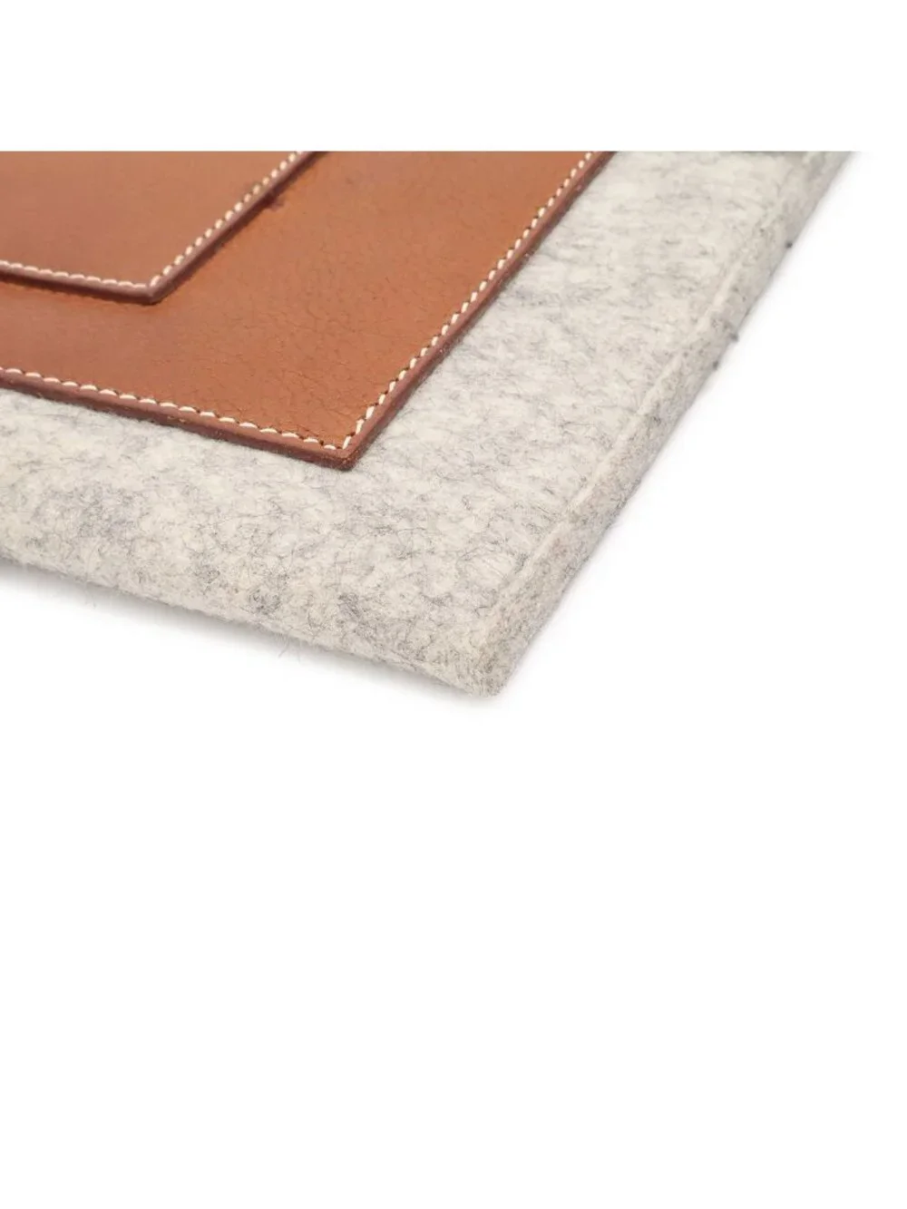 Hermes Toodoo 29 Clutch Second Pouch Business Felt Veau Epsom Light Gray Brown